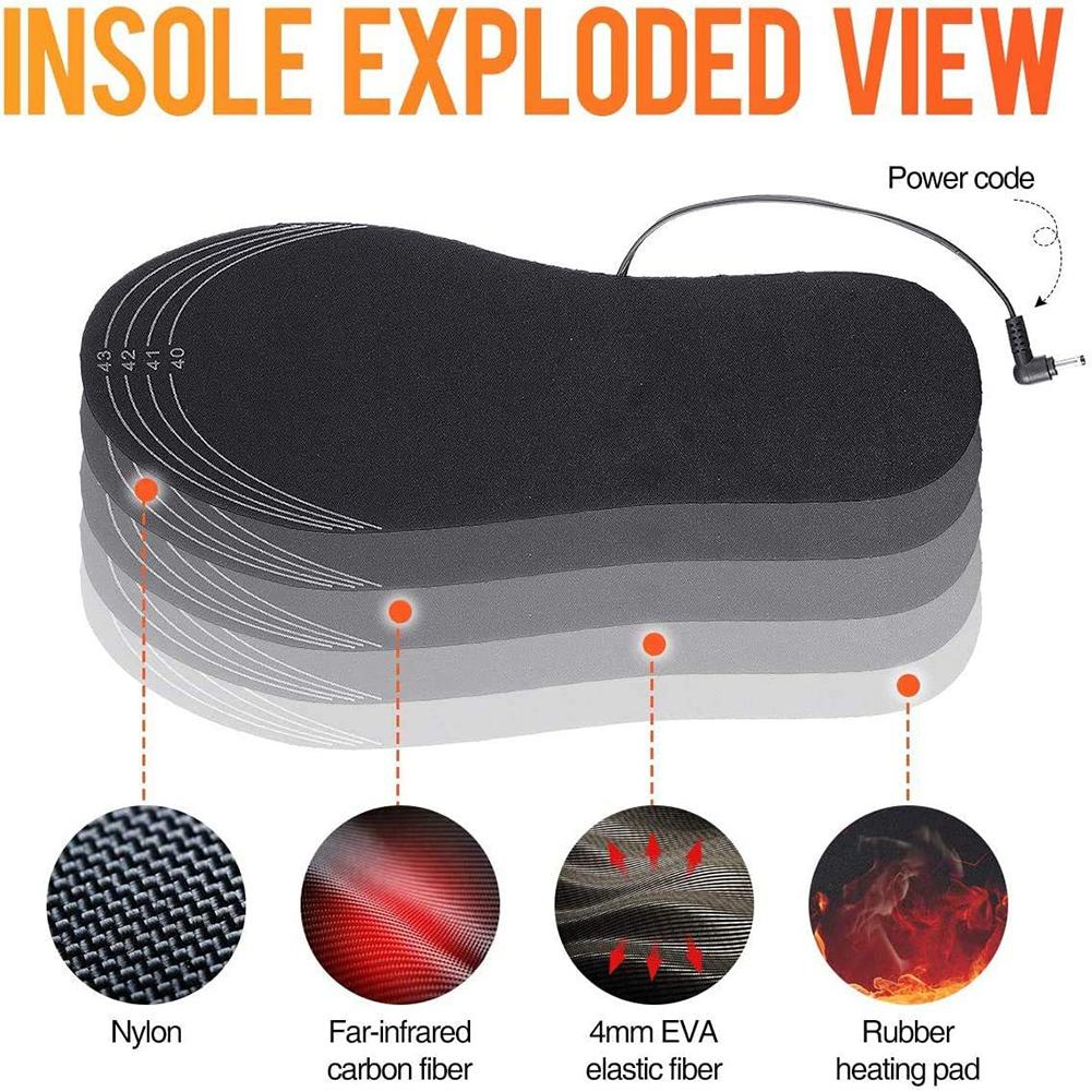 USB Rechargeable Heated Insole - Heated Insole Rechargeable avaliação e preço
