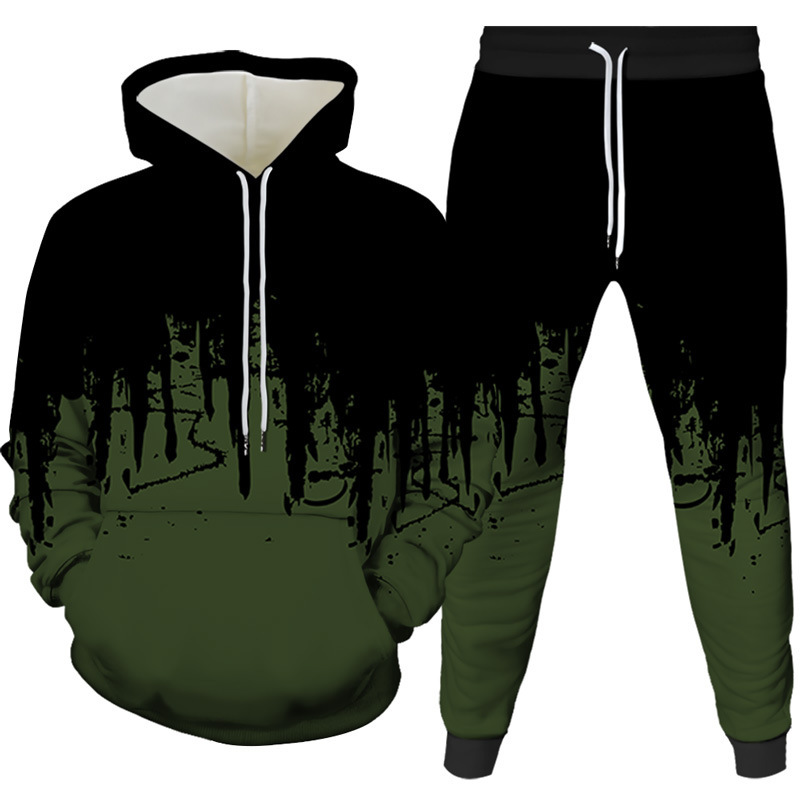 Ink Painting 3D Printed Hoodie - Winter Clothing Usa avaliação e preço