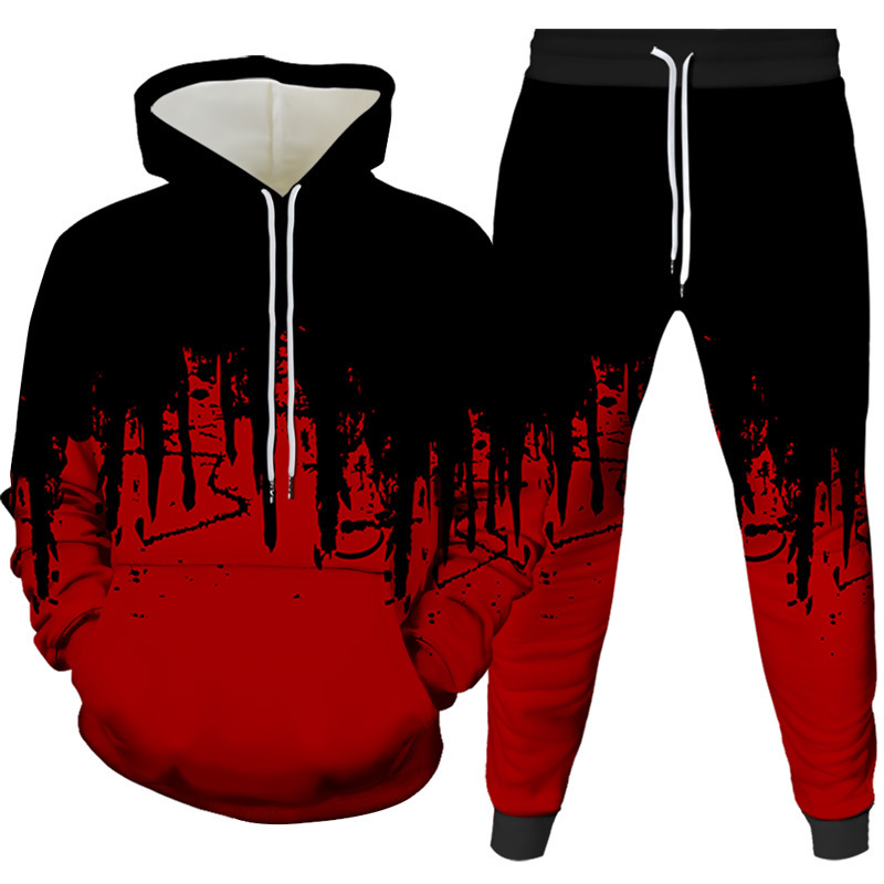 Ink Painting 3D Printed Hoodie - Winter Clothing Usa avaliação e preço