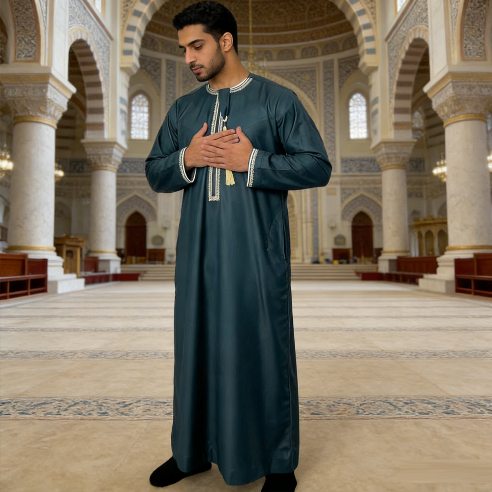 New Muslim Men Dress Abaya Daf - Winter Clothing Pakistan Men avaliação e preço
